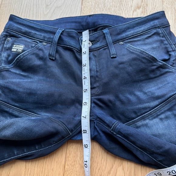 G-STAR 5620 SLIM TAPERED Dark Blue Denim Jeans - 26 - Picture 8 of 17